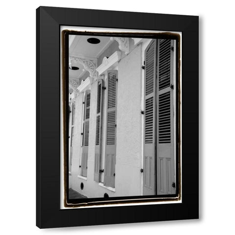 French Quarter Architecture IV Black Modern Wood Framed Art Print by DeNardo, Laura