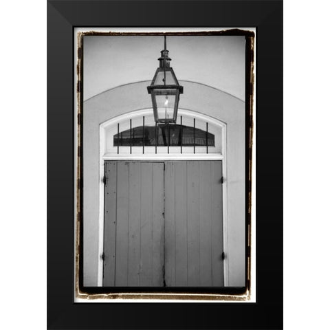 French Quarter Architecture V Black Modern Wood Framed Art Print by DeNardo, Laura