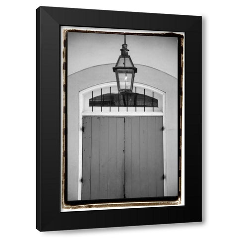 French Quarter Architecture V Black Modern Wood Framed Art Print by DeNardo, Laura