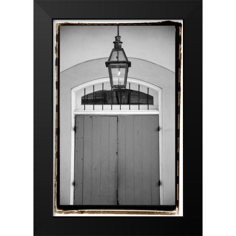French Quarter Architecture V Black Modern Wood Framed Art Print by DeNardo, Laura