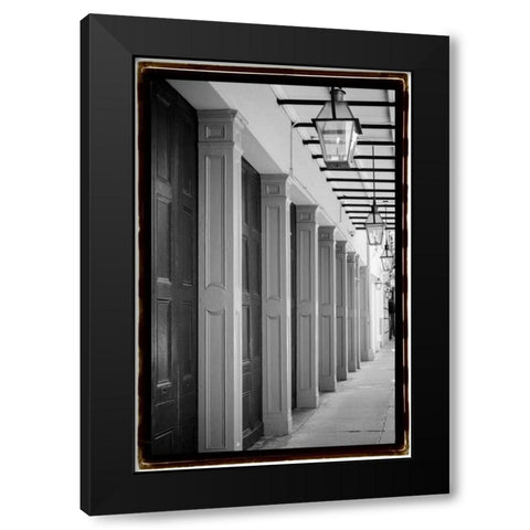 French Quarter Architecture VI Black Modern Wood Framed Art Print by DeNardo, Laura