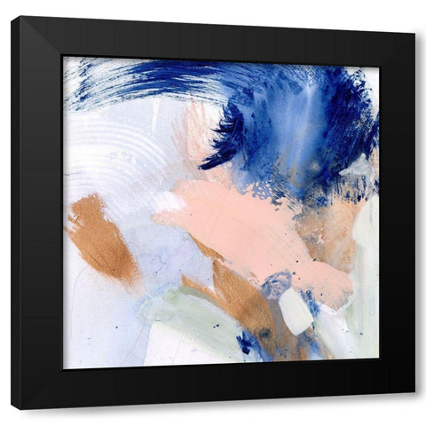 Lanikai II Black Modern Wood Framed Art Print by Borges, Victoria