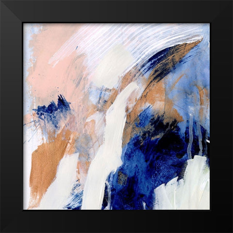 Lanikai III Black Modern Wood Framed Art Print by Borges, Victoria