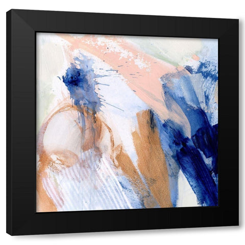 Lanikai IV Black Modern Wood Framed Art Print by Borges, Victoria