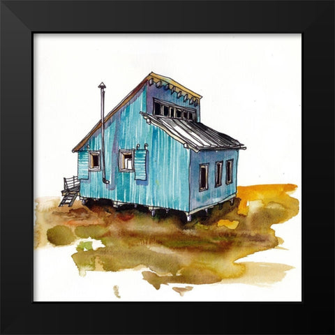 Rad Cabin VI Black Modern Wood Framed Art Print by McCreery, Paul