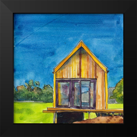 Cabin Scape VI Black Modern Wood Framed Art Print by McCreery, Paul