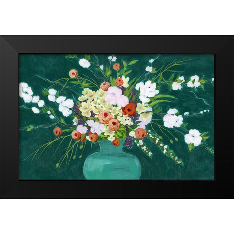 Bountiful Blossoms I Black Modern Wood Framed Art Print by Popp, Grace