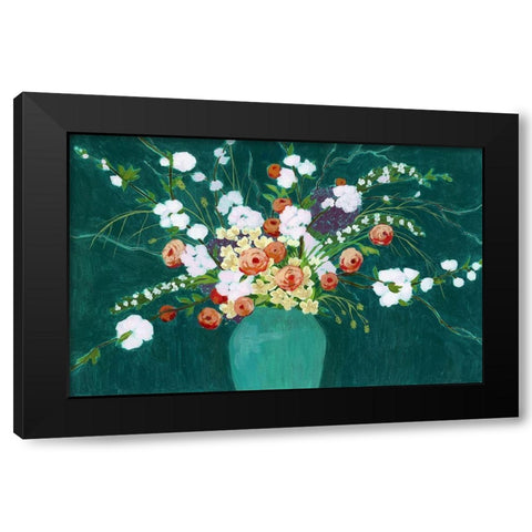 Bountiful Blossoms II Black Modern Wood Framed Art Print with Double Matting by Popp, Grace