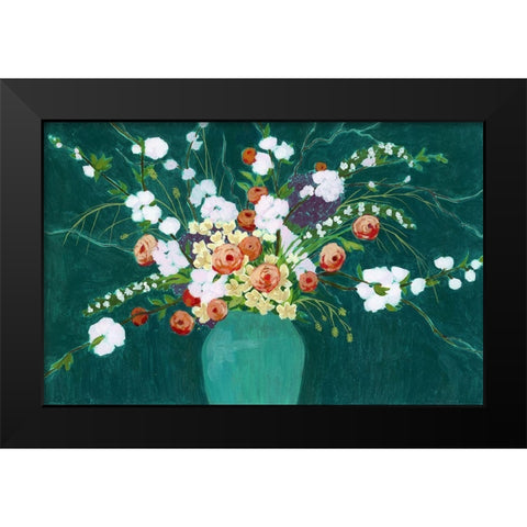 Bountiful Blossoms II Black Modern Wood Framed Art Print by Popp, Grace