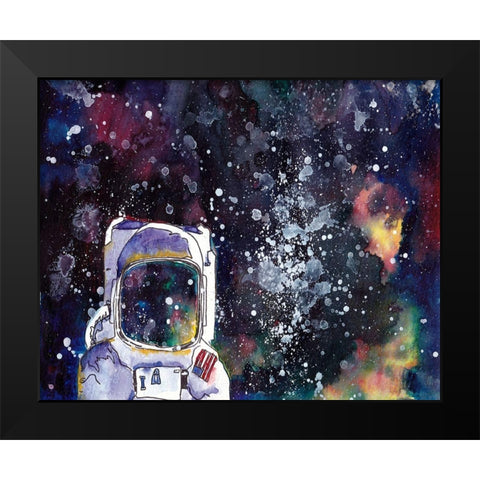 Night Sky I Black Modern Wood Framed Art Print by McCreery, Paul