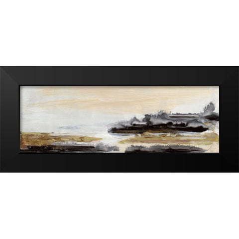 Silencio I Black Modern Wood Framed Art Print by Bramma, Lila