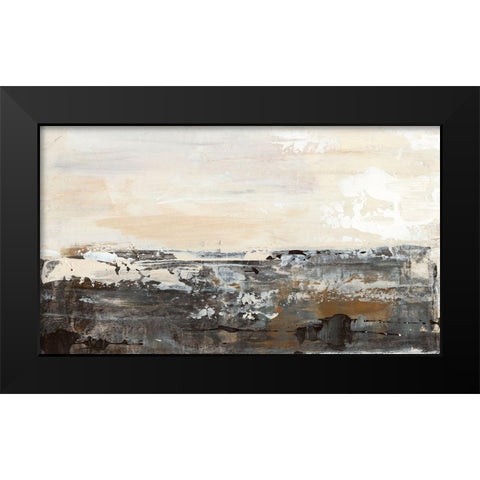 Believe in Love II Black Modern Wood Framed Art Print by Bramma, Lila