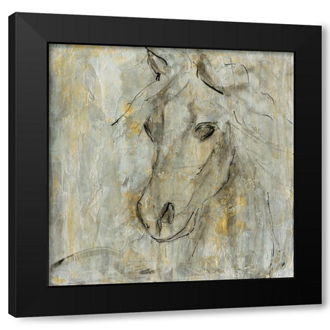 Being One With I Black Modern Wood Framed Art Print by Bramma, Lila