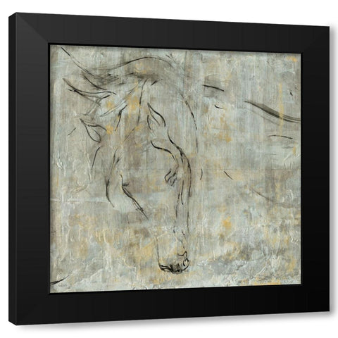 Being One With II Black Modern Wood Framed Art Print by Bramma, Lila