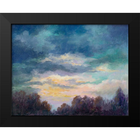 After the Storm Black Modern Wood Framed Art Print by Weber, Mary Jean