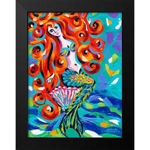 Ocean Friends IV Black Modern Wood Framed Art Print by Vitaletti, Carolee