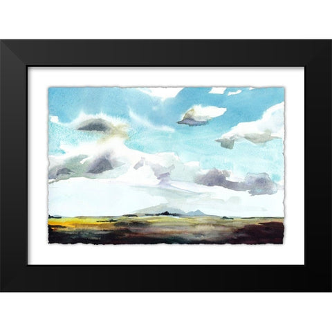 Sky View I Black Modern Wood Framed Art Print by McCreery, Paul