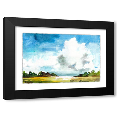 Sky View II Black Modern Wood Framed Art Print by McCreery, Paul