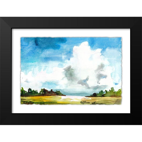 Sky View II Black Modern Wood Framed Art Print by McCreery, Paul