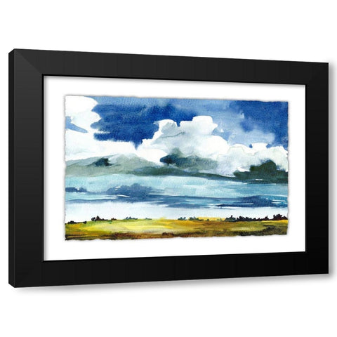 Sky View III Black Modern Wood Framed Art Print with Double Matting by McCreery, Paul