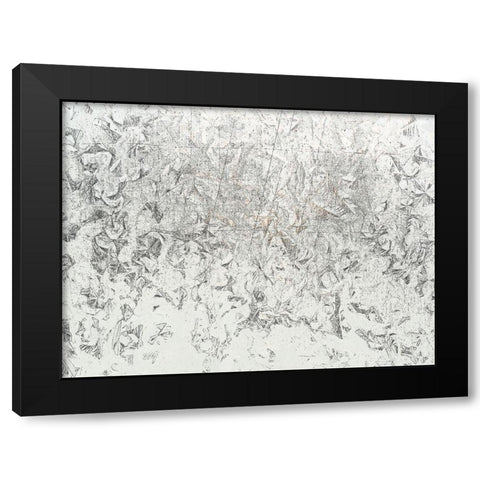 Frosty II Black Modern Wood Framed Art Print with Double Matting by Bane, Eva