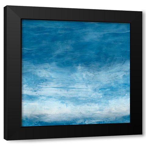 Skyward II Black Modern Wood Framed Art Print with Double Matting by Chandler, Sharon