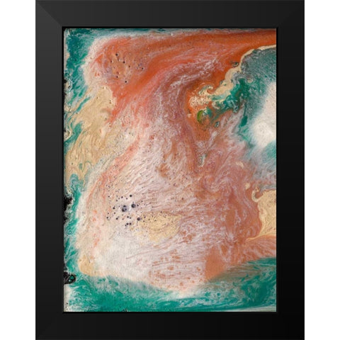 Coralline I Black Modern Wood Framed Art Print by Ludwig, Alicia