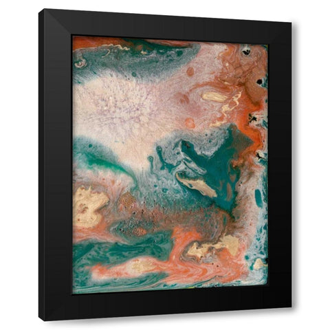 Coralline II Black Modern Wood Framed Art Print by Ludwig, Alicia