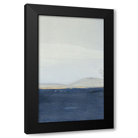 View to the Shore Diptych II Black Modern Wood Framed Art Print by Delamater, Rob
