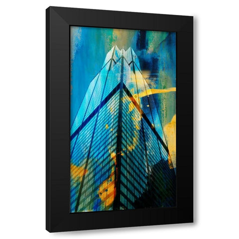 Sears Building, Chicago Black Modern Wood Framed Art Print by Jasper, Sisa