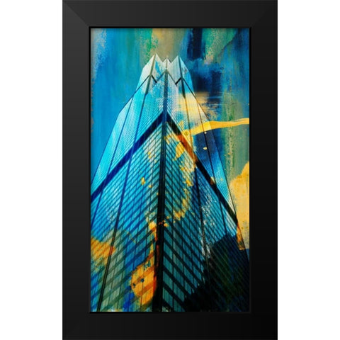 Sears Building, Chicago Black Modern Wood Framed Art Print by Jasper, Sisa