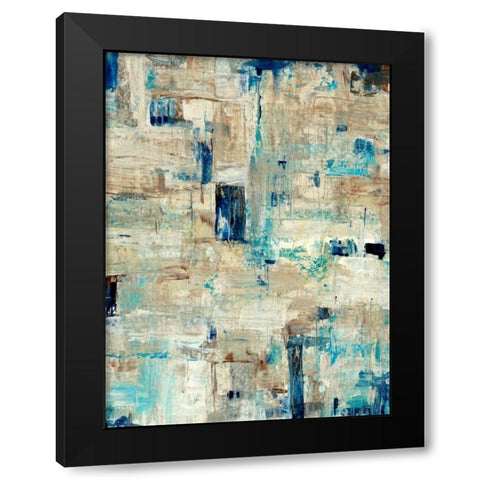 Aqua Separation II Black Modern Wood Framed Art Print by OToole, Tim