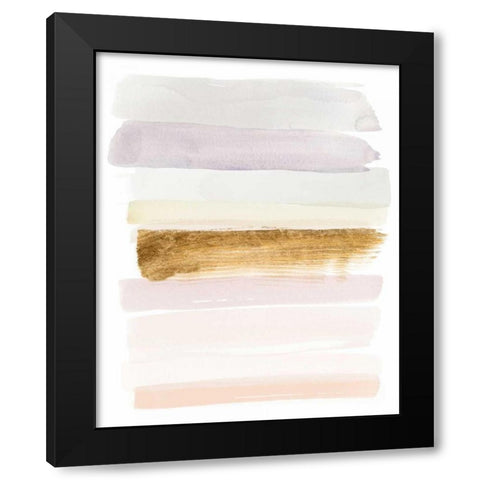 Pastel Sweep I Black Modern Wood Framed Art Print by Popp, Grace