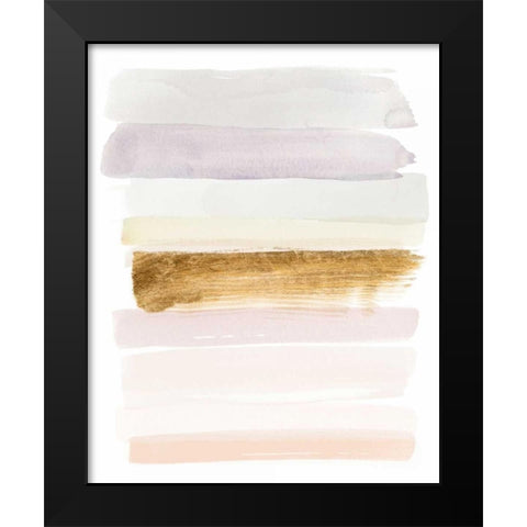 Pastel Sweep I Black Modern Wood Framed Art Print by Popp, Grace