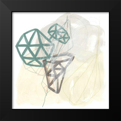 Infinite Object I Black Modern Wood Framed Art Print by Vess, June Erica