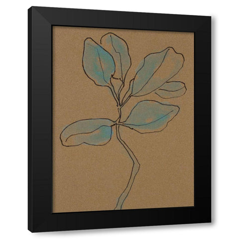 Little Plants of Big Sur I Black Modern Wood Framed Art Print with Double Matting by Delamater, Rob