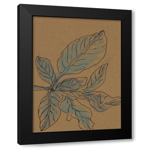 Little Plants of Big Sur XIII Black Modern Wood Framed Art Print by Delamater, Rob