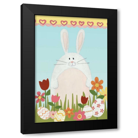 Easter Sweeties II Black Modern Wood Framed Art Print with Double Matting by Vess, June Erica