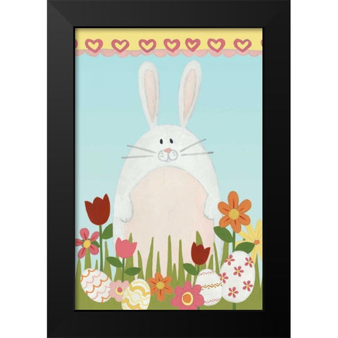 Easter Sweeties II Black Modern Wood Framed Art Print by Vess, June Erica