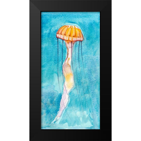 Nettle I Black Modern Wood Framed Art Print by Ludwig, Alicia