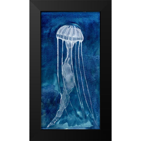 Indigo Nettle I Black Modern Wood Framed Art Print by Ludwig, Alicia