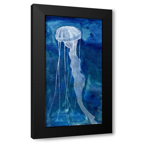 Indigo Nettle II Black Modern Wood Framed Art Print by Ludwig, Alicia