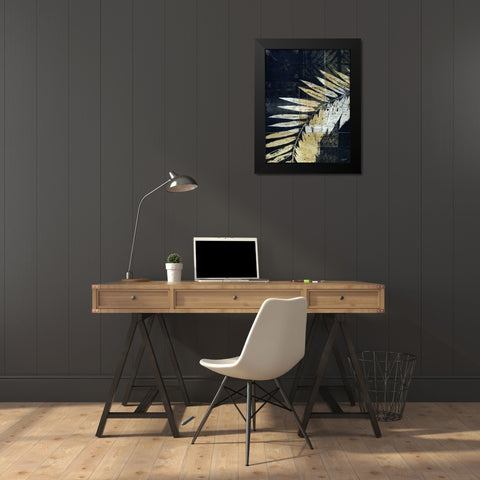 Palm Deco II Black Modern Wood Framed Art Print by Butler, John