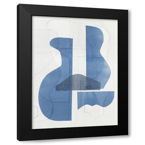 Pottery Forms I Black Modern Wood Framed Art Print by Delamater, Rob