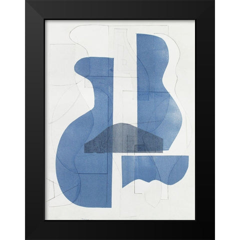 Pottery Forms I Black Modern Wood Framed Art Print by Delamater, Rob