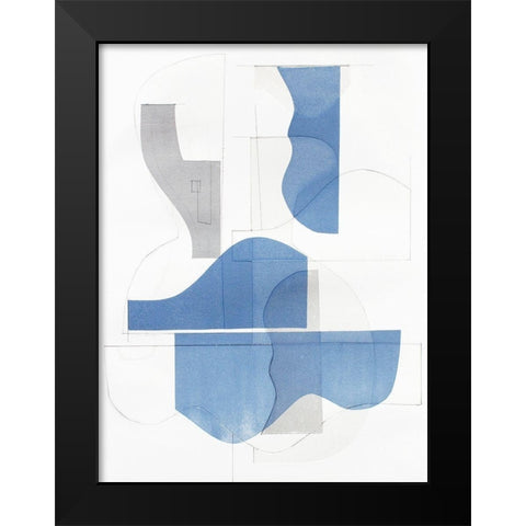 Pottery Forms II Black Modern Wood Framed Art Print by Delamater, Rob
