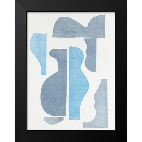 Pottery Forms III Black Modern Wood Framed Art Print by Delamater, Rob