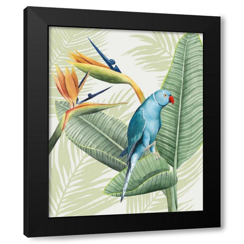Avian Paradise III Black Modern Wood Framed Art Print with Double Matting by Popp, Grace