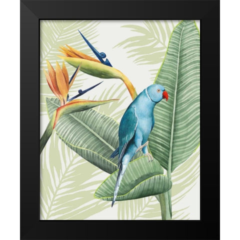 Avian Paradise III Black Modern Wood Framed Art Print by Popp, Grace