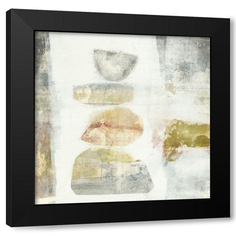 Stacked Vessels I Black Modern Wood Framed Art Print with Double Matting by Goldberger, Jennifer